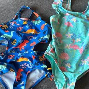 EUC Set of 2 Girl’s Swimsuits